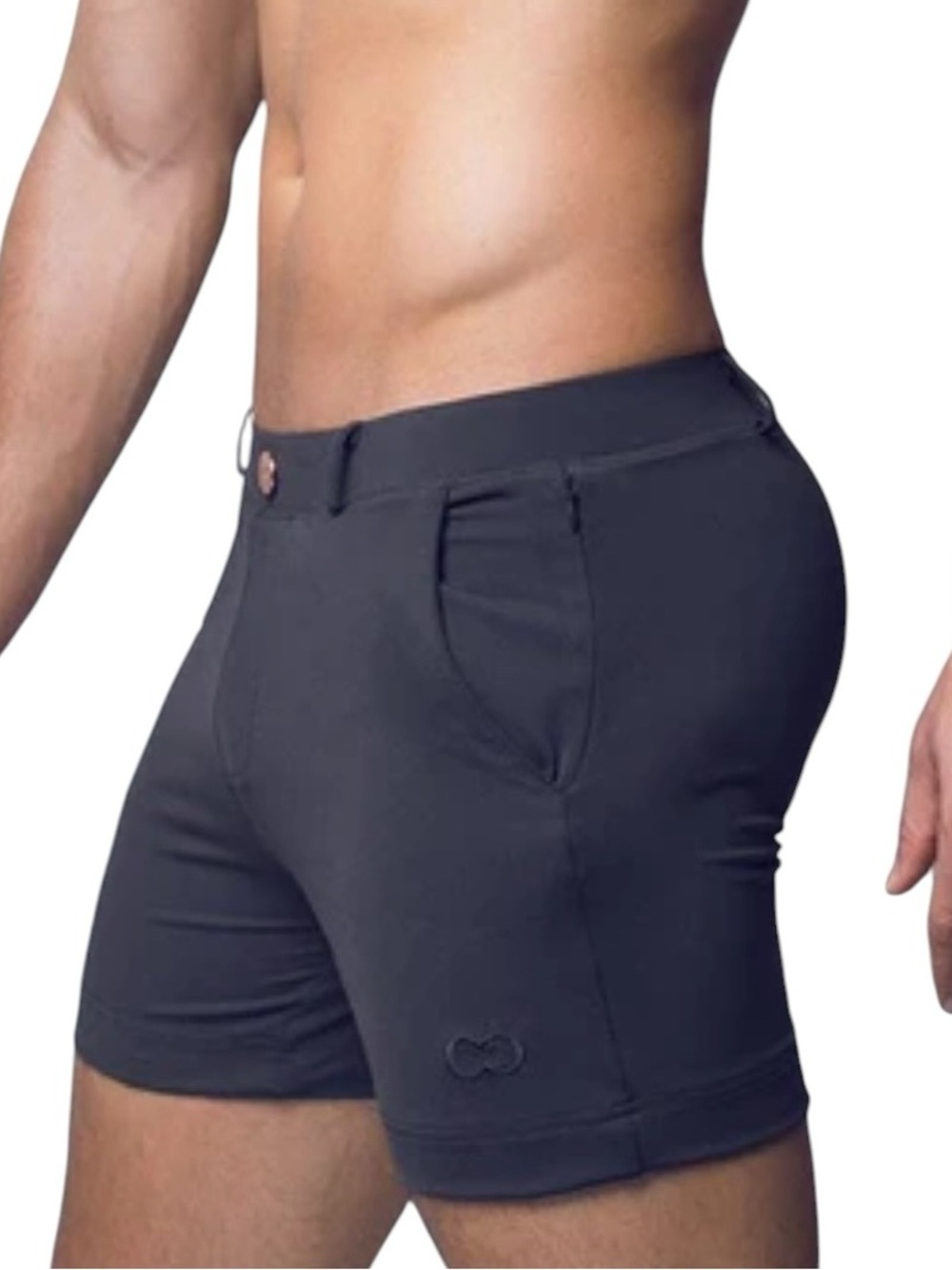 2EROS Bondi Hybrid Swim Gym Shorts MIDNIGHT GREY Men's Small